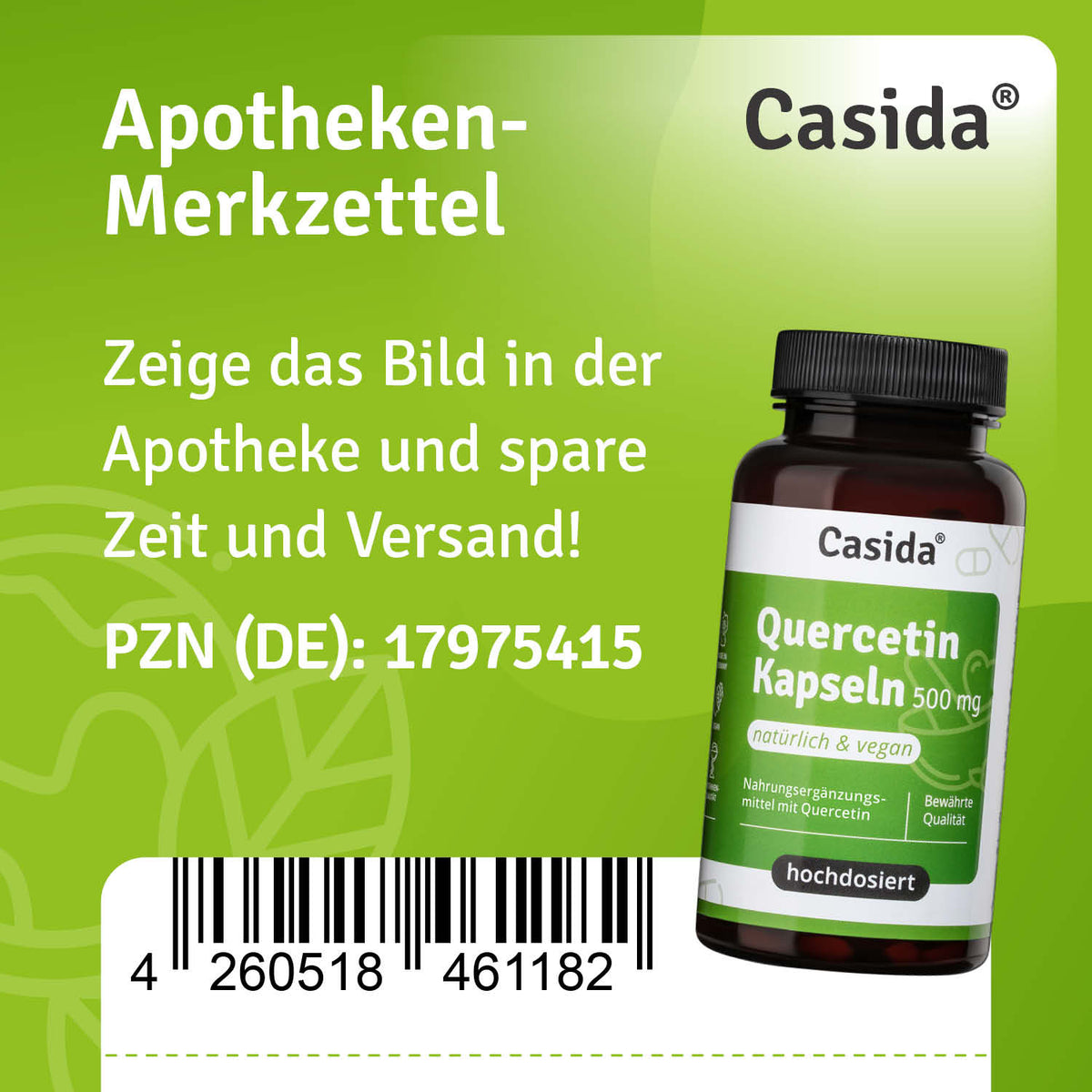 Quercetin Kapseln 500 mg Apotheke