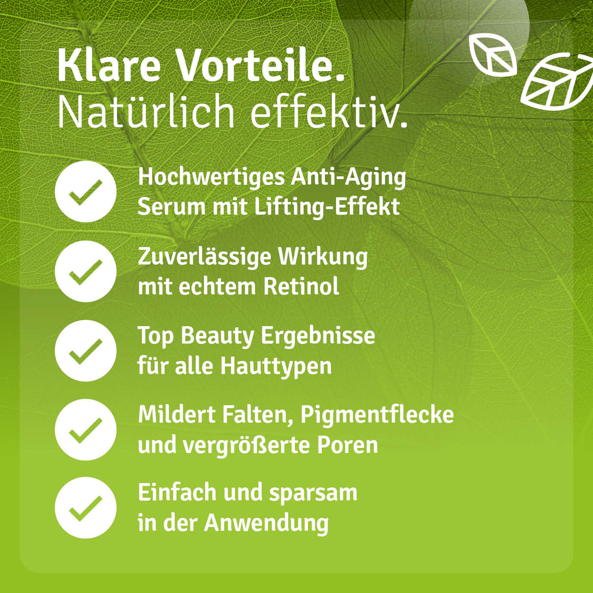 Retinol Serum Vorteile