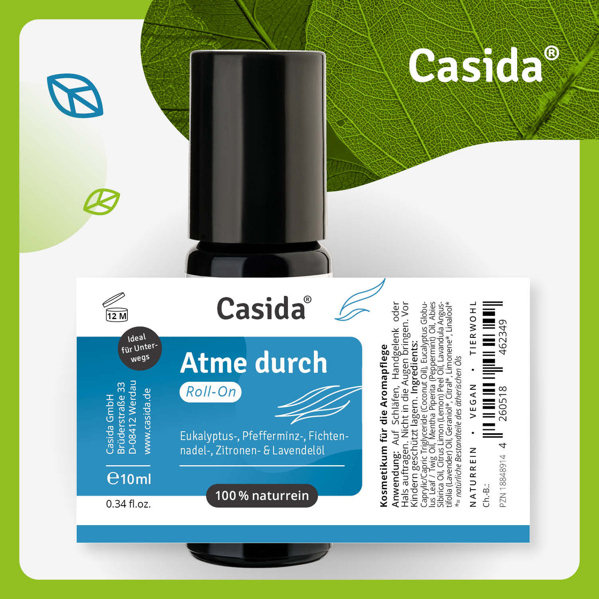 Atme durch Roll-On Etikett