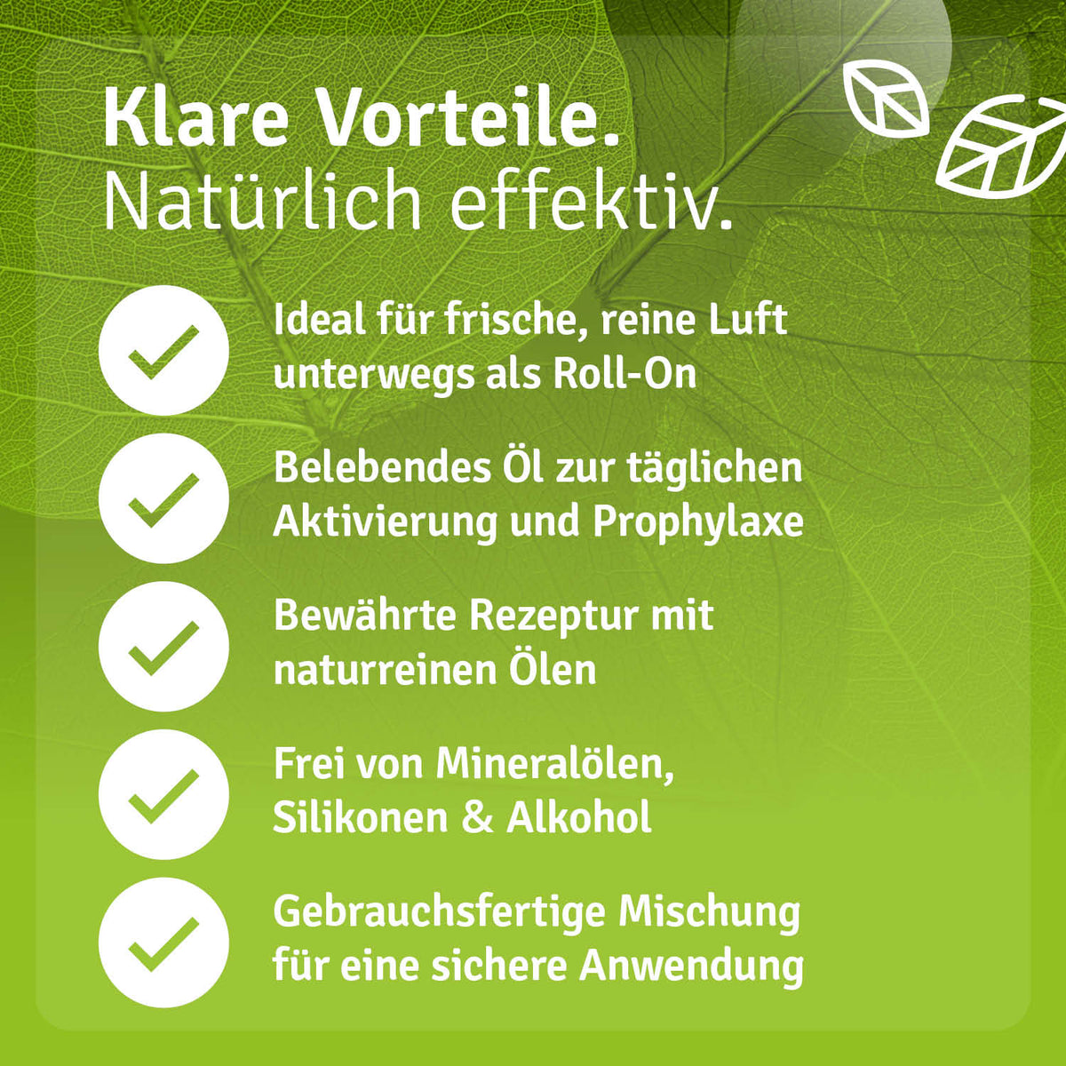 Atme durch Roll-On Vorteile