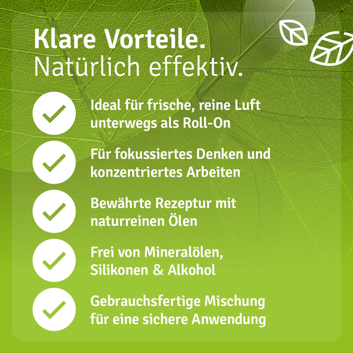 Brain Fog Roll-On Klare Gedanken Vorteile