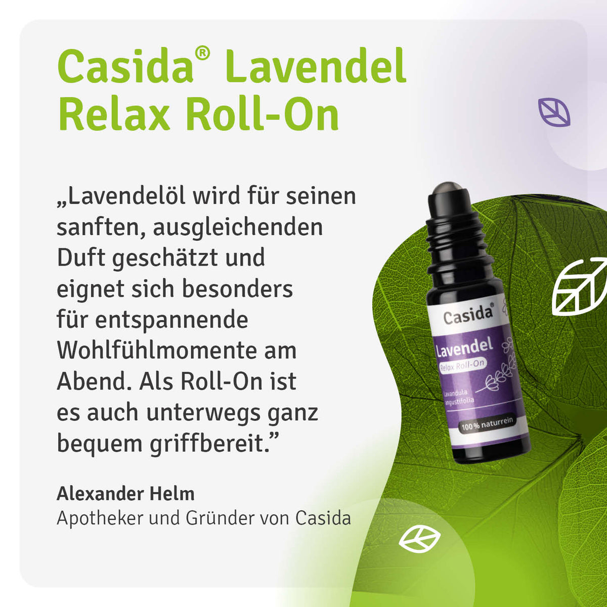 Lavendel Relax Roll-On Casida