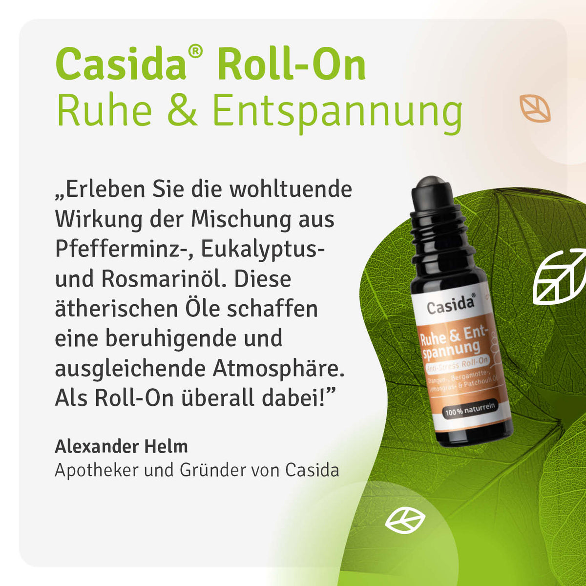 Roll-On Ruhe & Entspannung Anti-Stress Casida