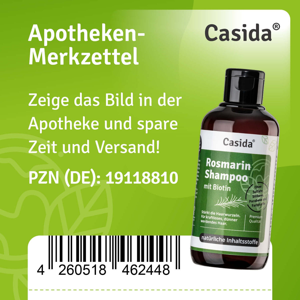 Rosmarin Shampoo mit Biotin Apotheke