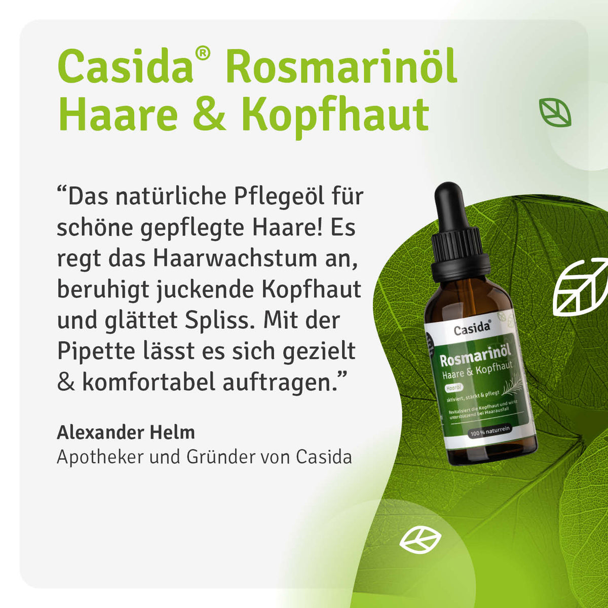 Rosmarinöl Haare & Kopfhaut Casida