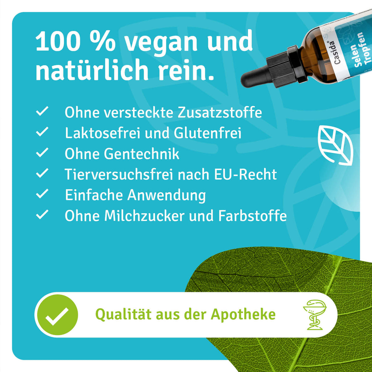 Selen Tropfen natürliche Inhaltsstoffe