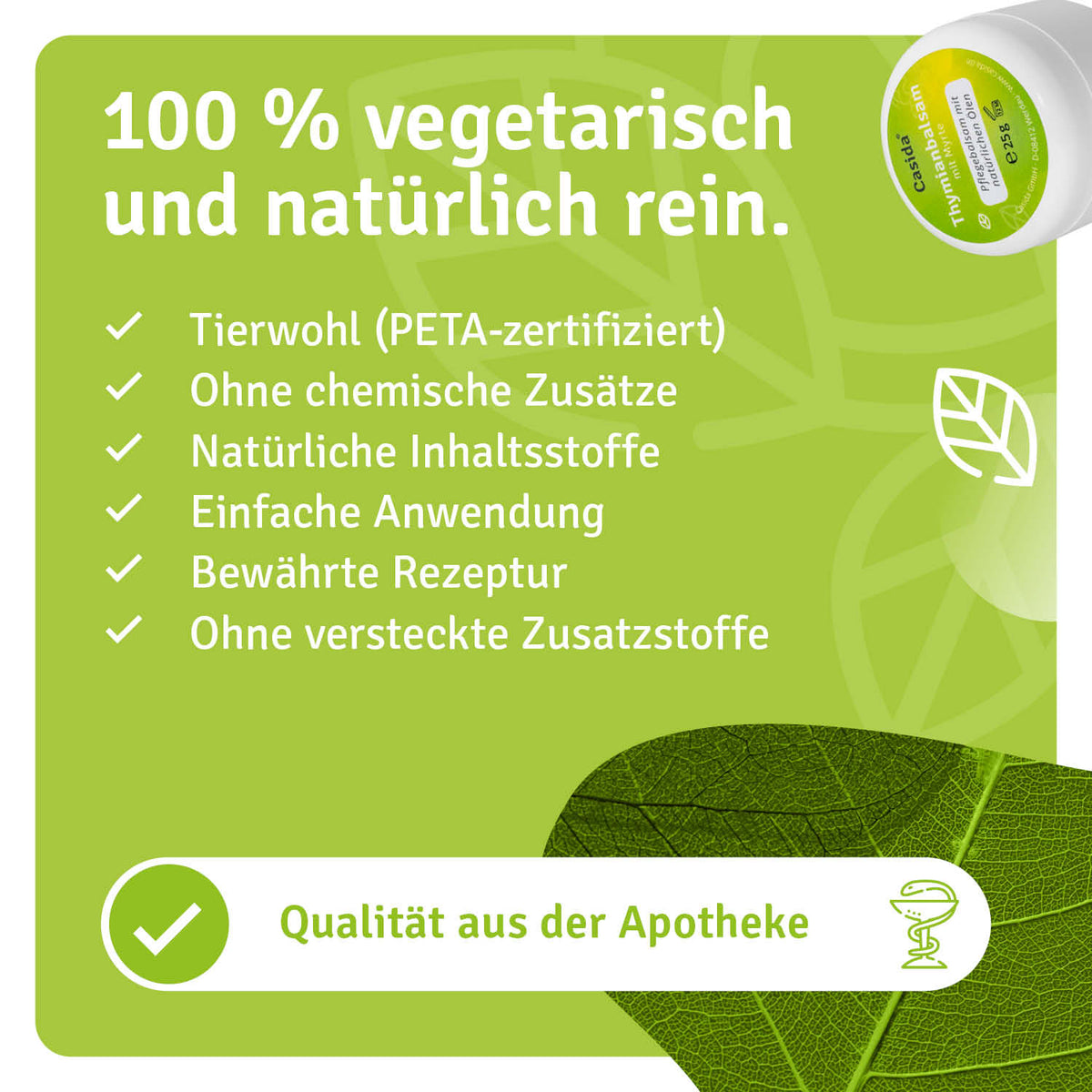 Thymianbalsam mit Myrte für Erwachsene natürliche Inhaltsstoffe