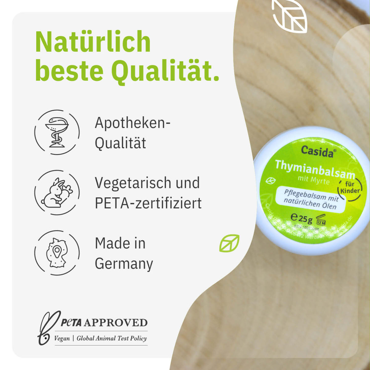 Thymianbalsam mit Myrte für Kinder tierversuchsfrei