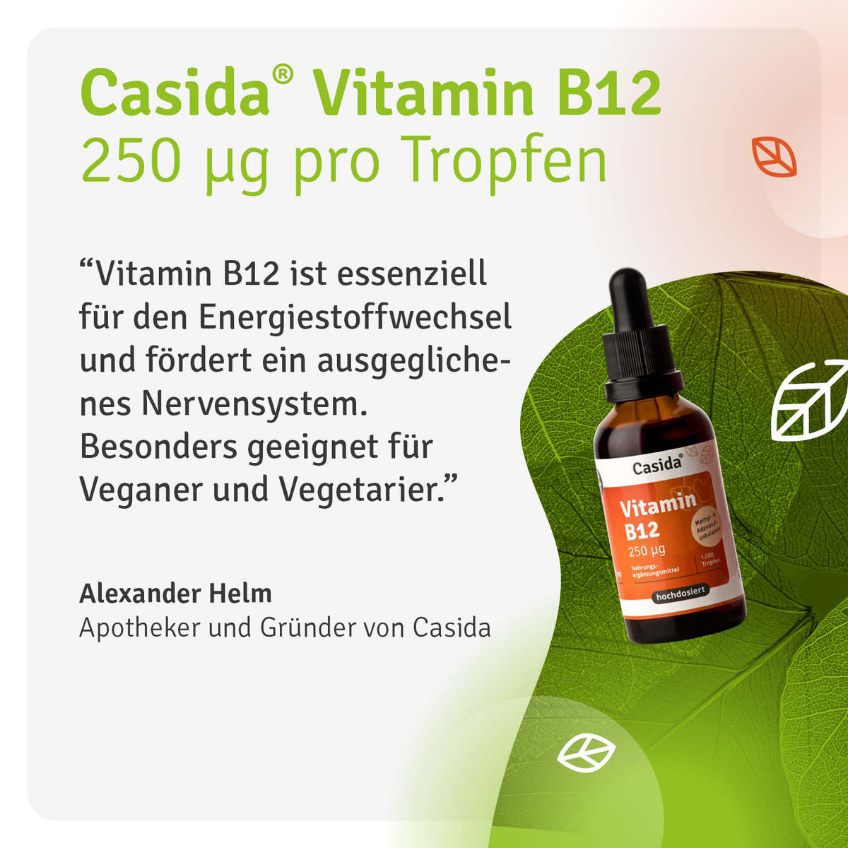 Vitamin B12 Tropfen 50 ml Casida