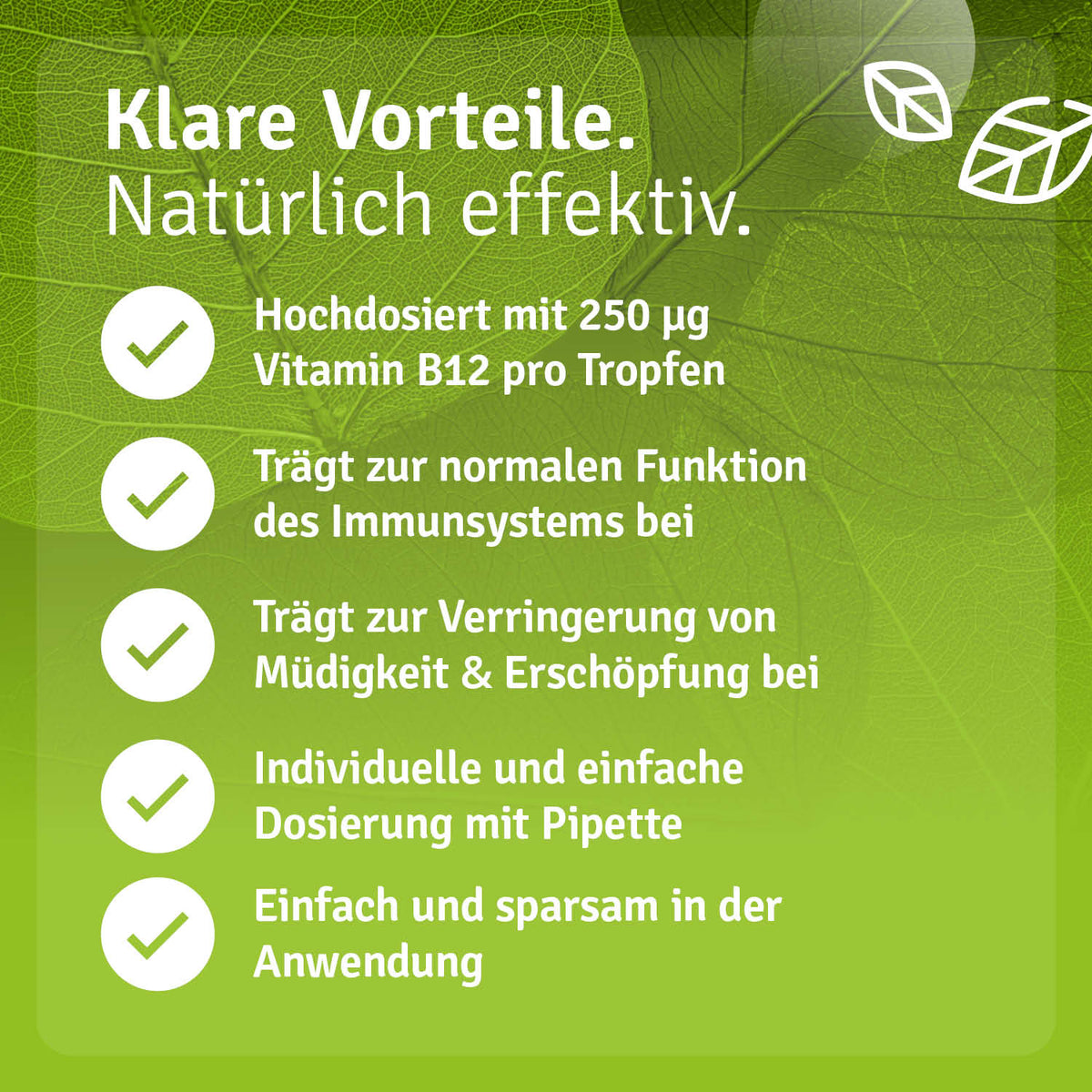 Vitamin B12 Tropfen 50 ml Vorteile