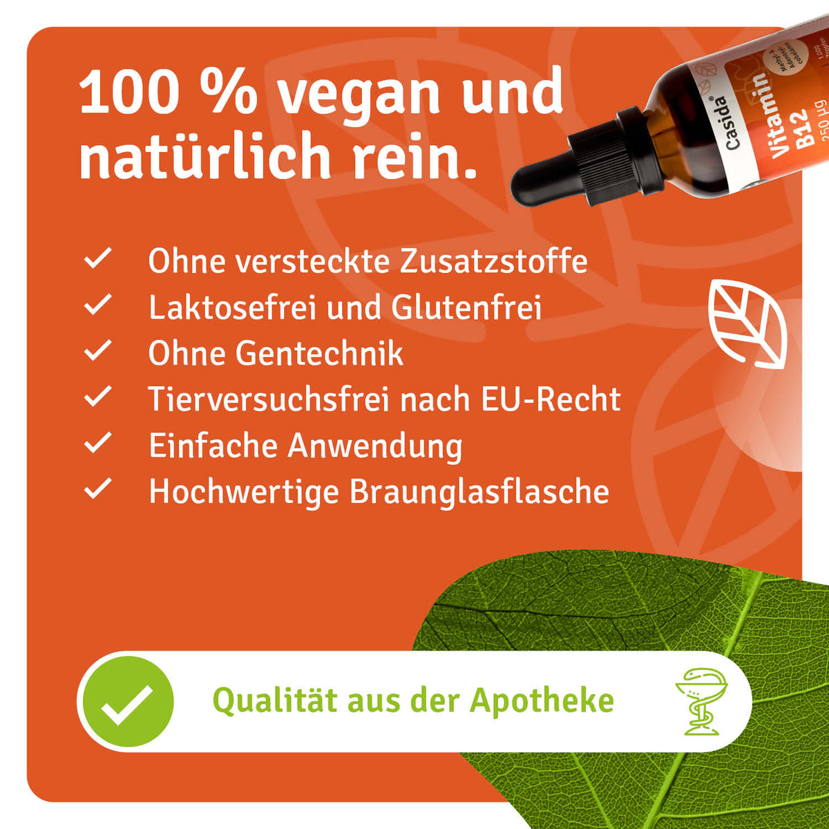 Vitamin B12 Tropfen 50 ml natürliche Inhaltsstoffe