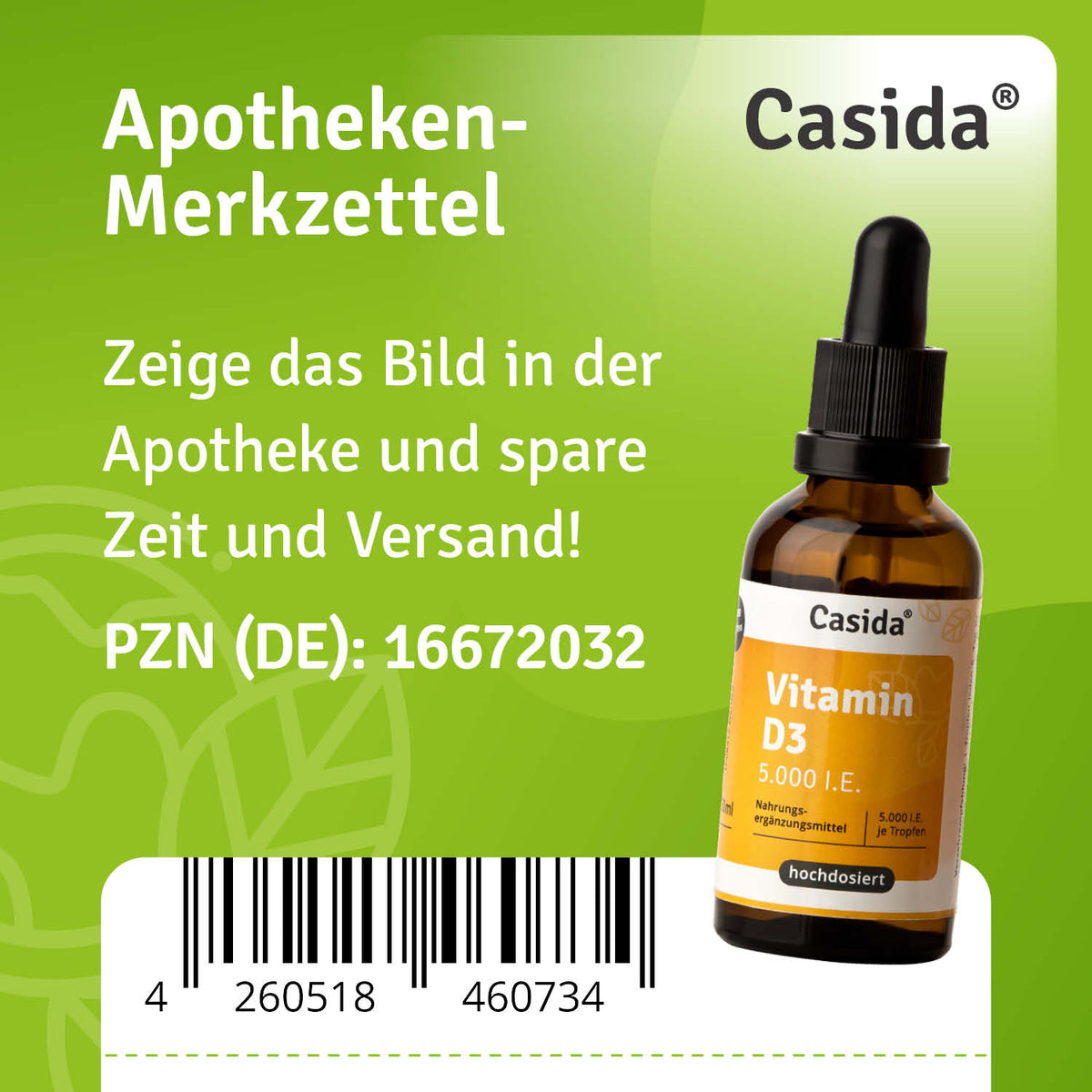 Vitamin D3 Tropfen 5000 I.E. Apotheke
