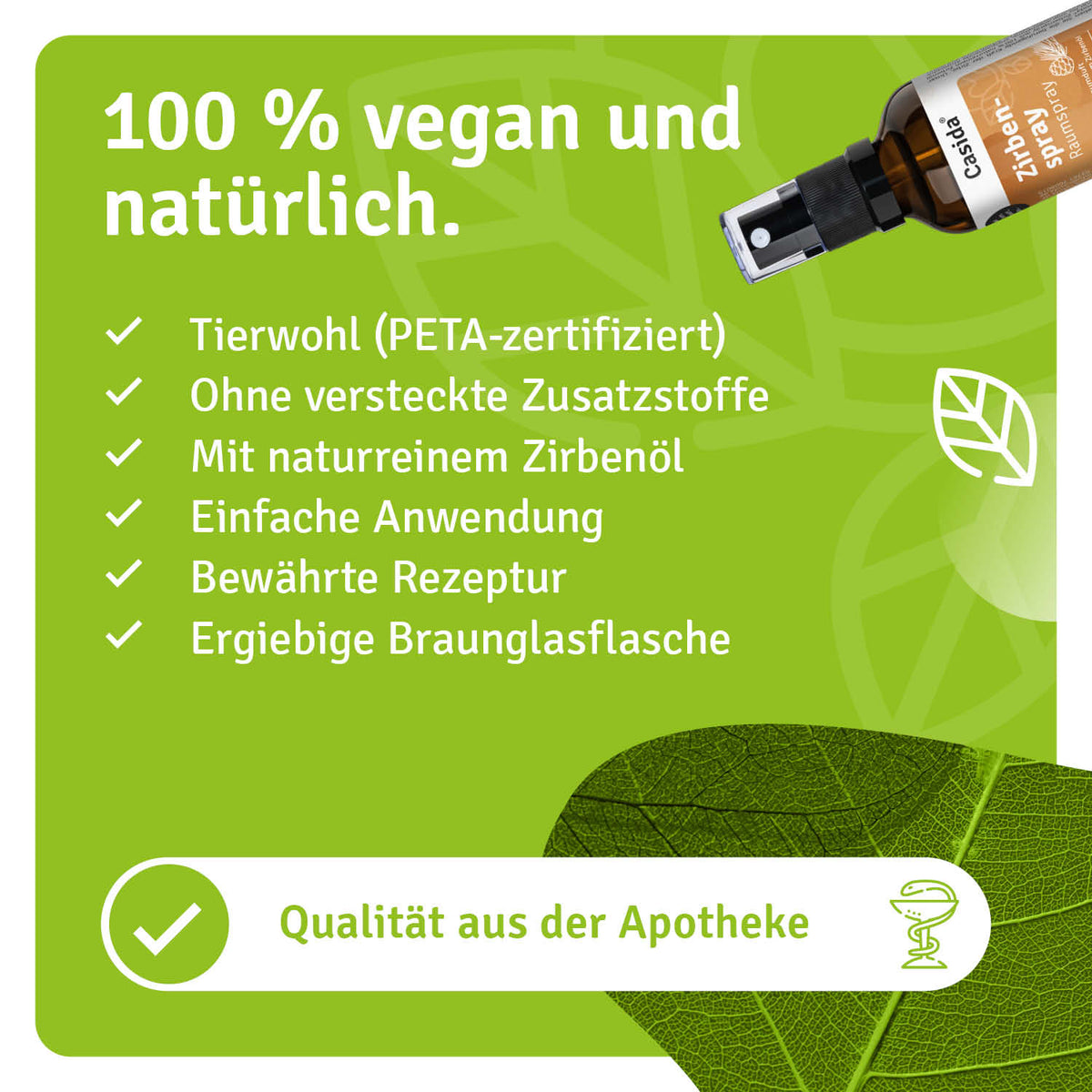 Zirbenspray - Raum- & Kissenspray mit Zirbenöl natürliche Inhaltsstoffe