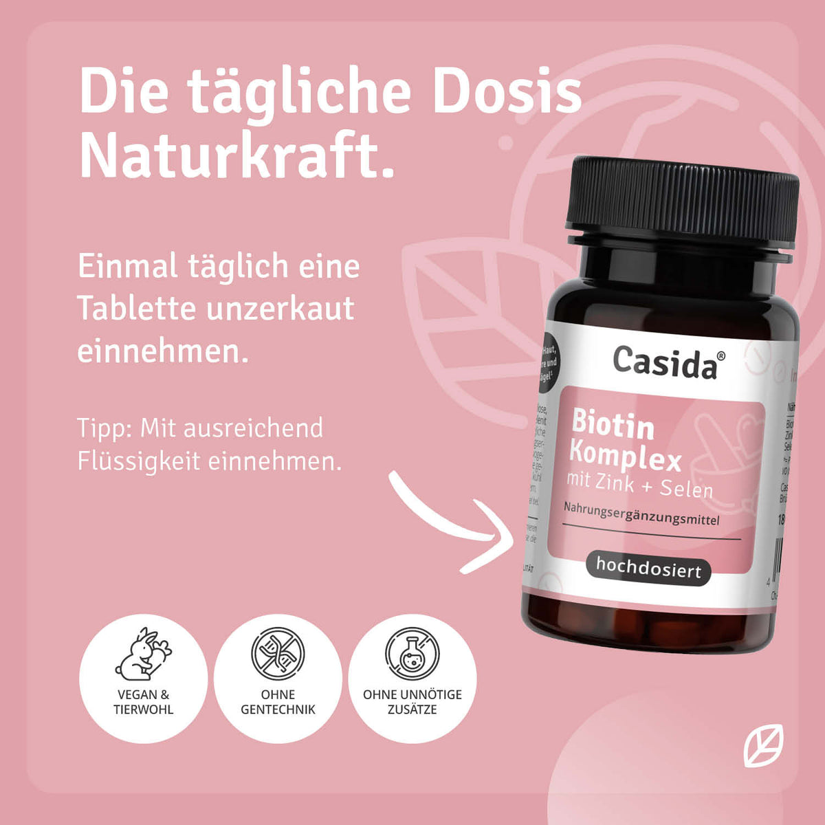 Biotinkomplex Zink und Selen hochdosiert Anwendung