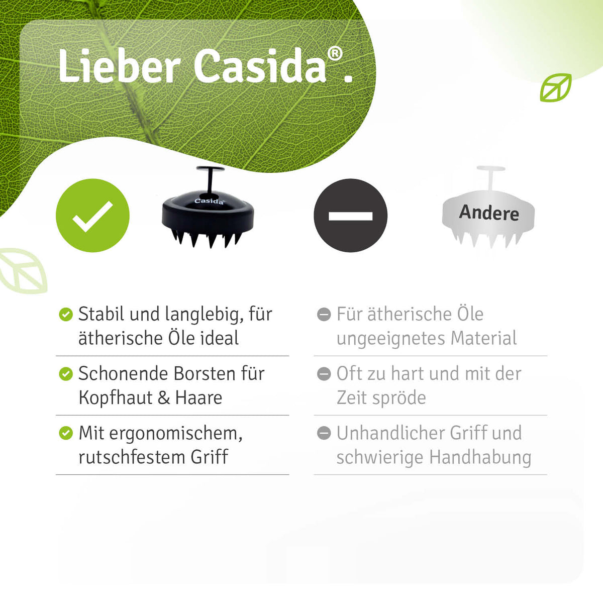 Kopfhaut Massagebürste mit Bürsten aus Silikon Vergleich