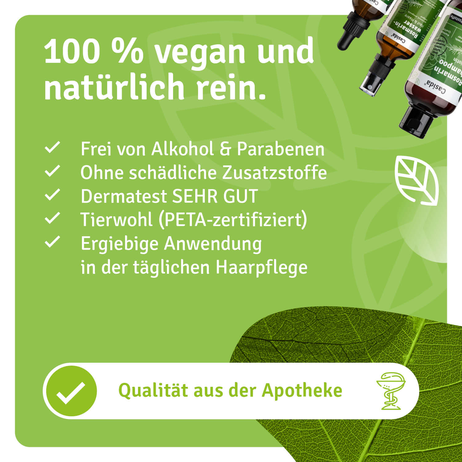 Rosmarin Haarkur Haarausfall Rosmarin Shampoo mit Biotin Rosmarinwasser Rosmarinöl natürliche Inhaltsstoffe