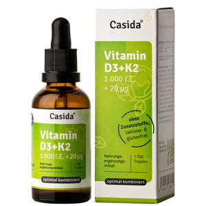 Vitamin D3 + K2 Tropfen 50 ml Vegan