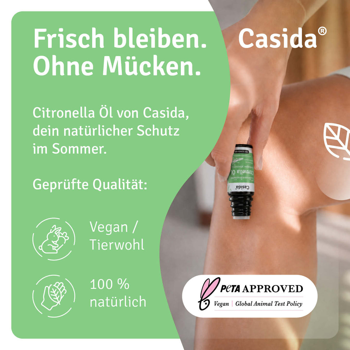 Citronella Öl tierversuchsfrei