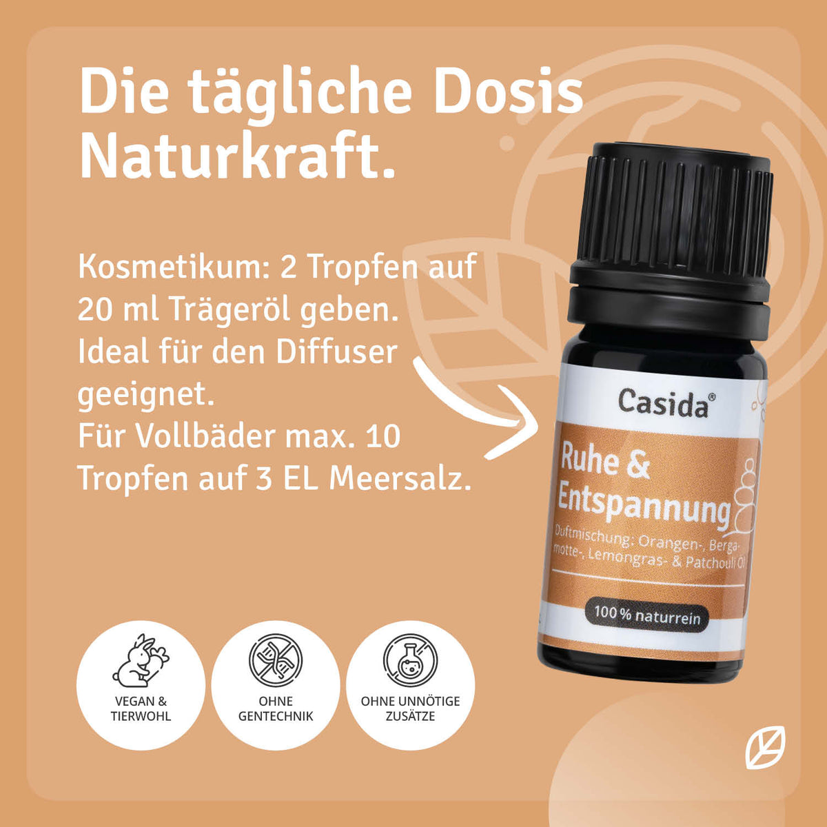 Duftmischung Ruhe & Entspannung Anti-Stress Anwendung