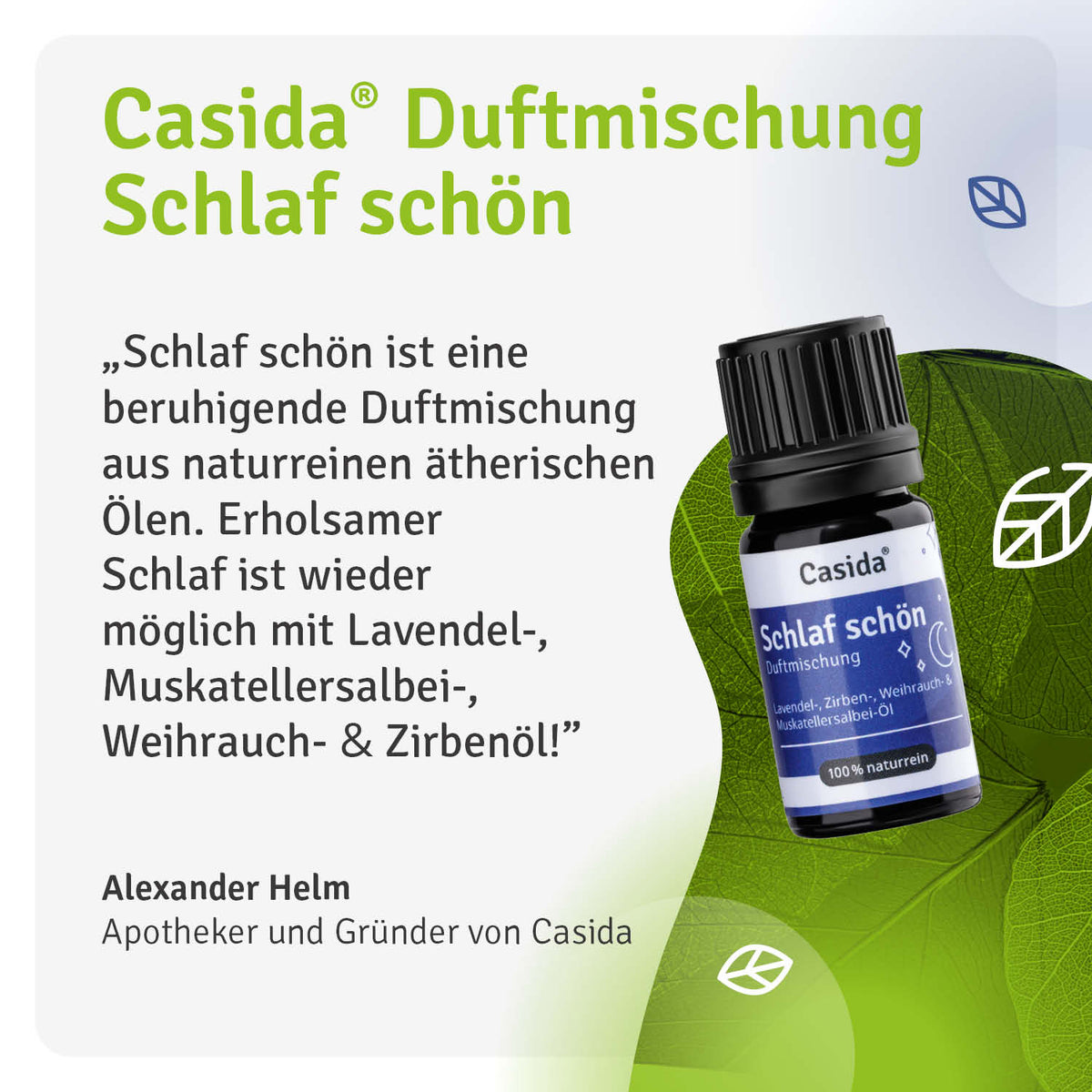 Duftmischung Schlaf schön Casida