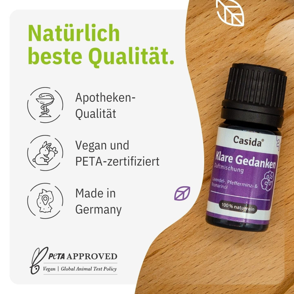 Duftmischung Klare Gedanken tierversuchsfrei
