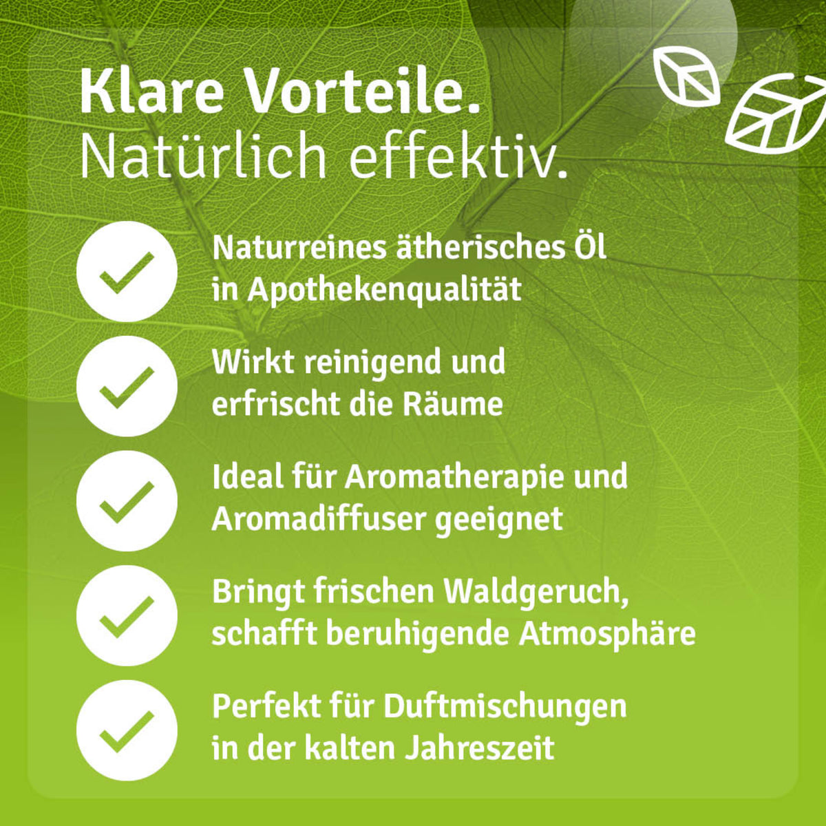 Fichtennadelöl Vorteile
