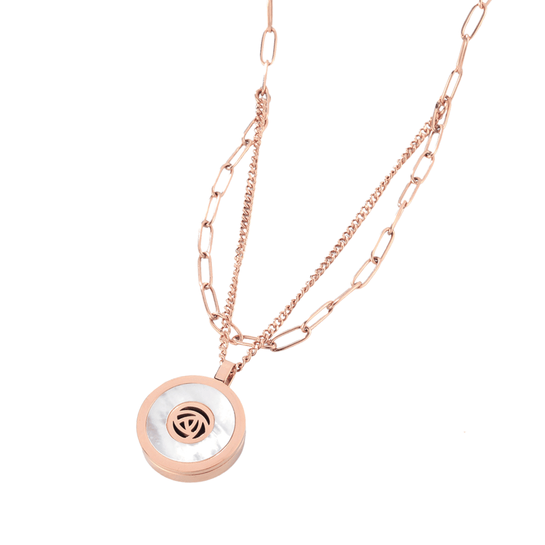 Casida Aromaschmuck Halskette roségold