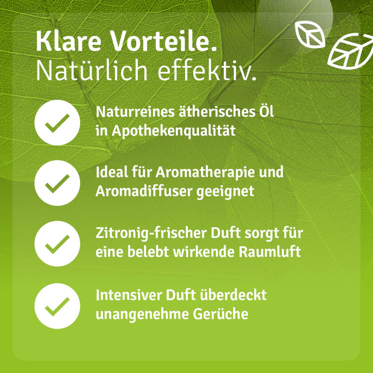 Lemongrasöl / Zitronengrasöl Vorteile