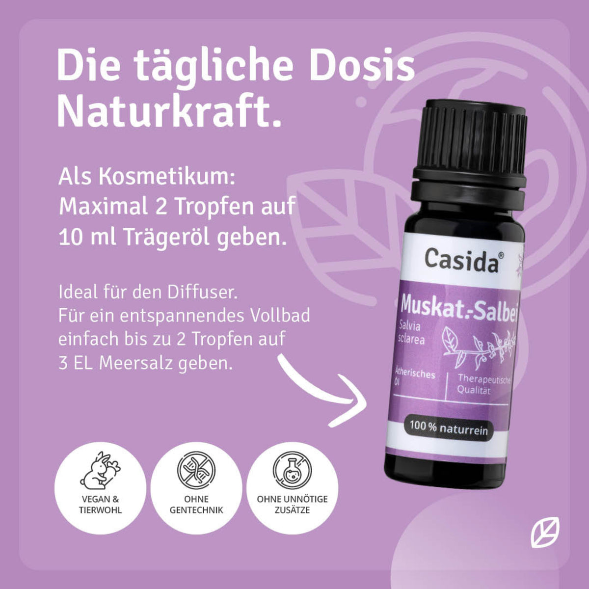 Muskatellersalbeiöl - Clary Sage Anwendung