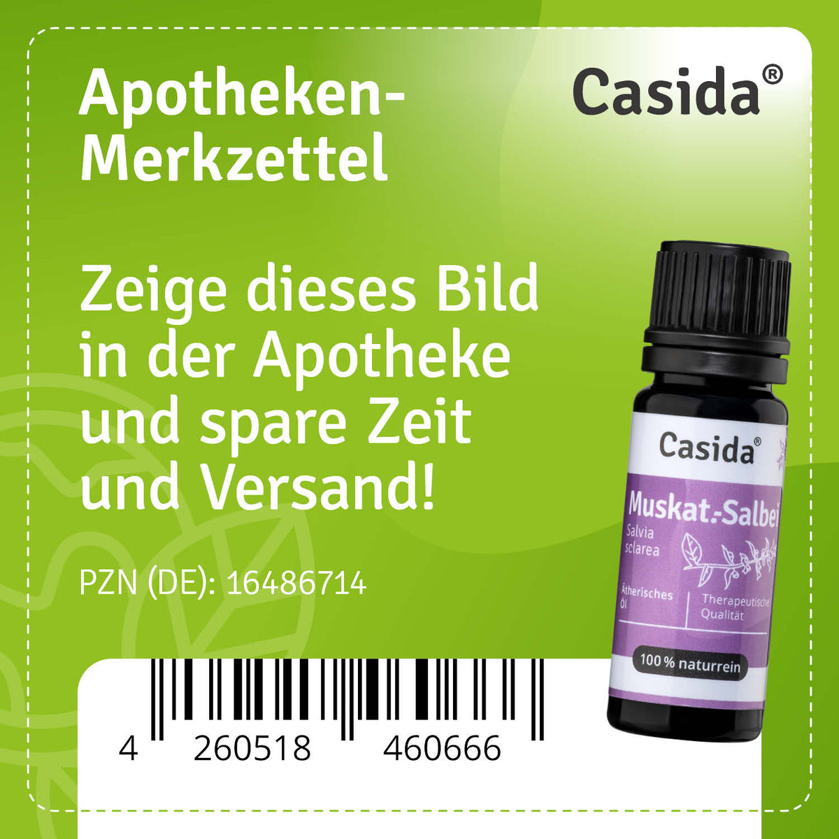 Muskatellersalbeiöl - Clary Sage Apotheke