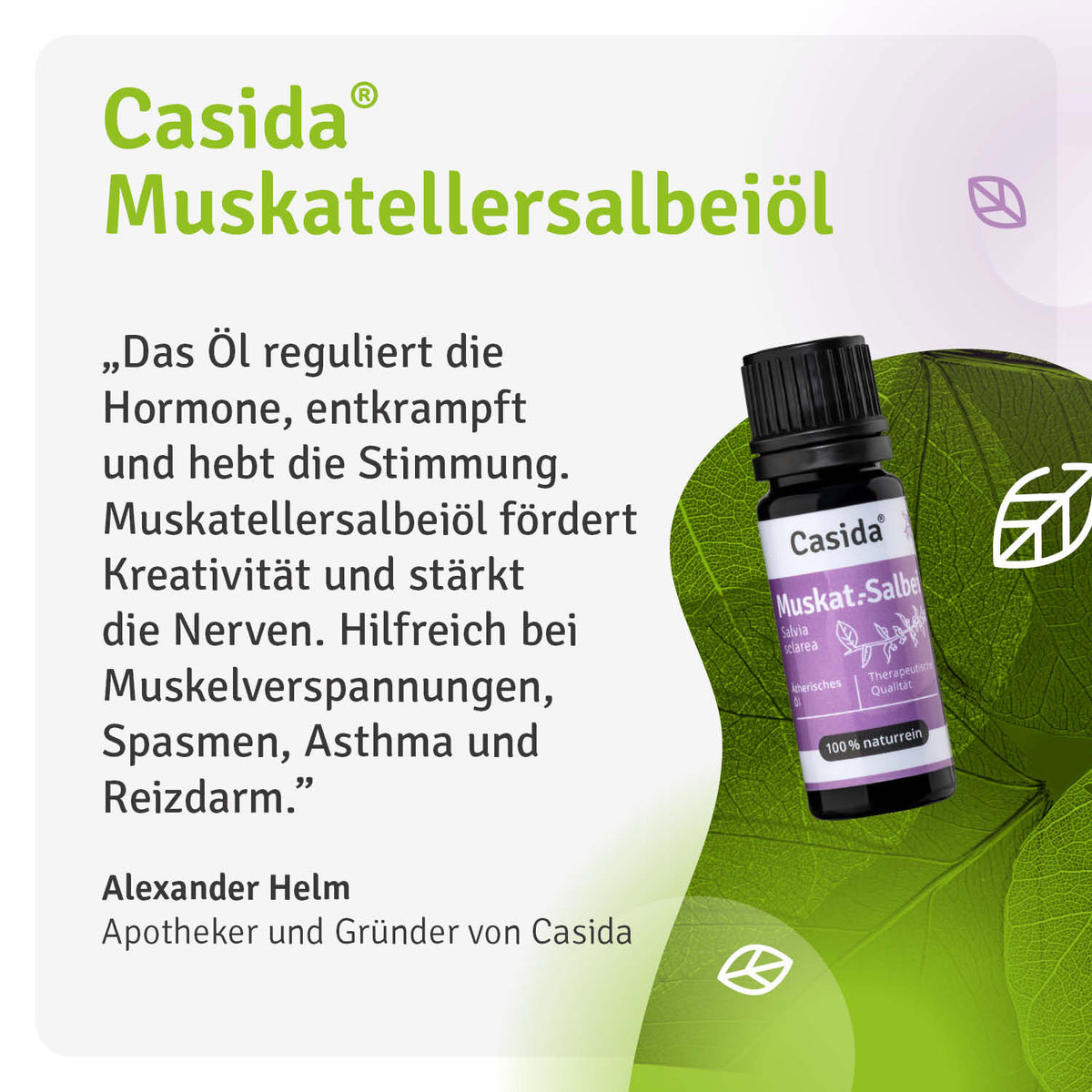 Muskatellersalbeiöl - Clary Sage Casida