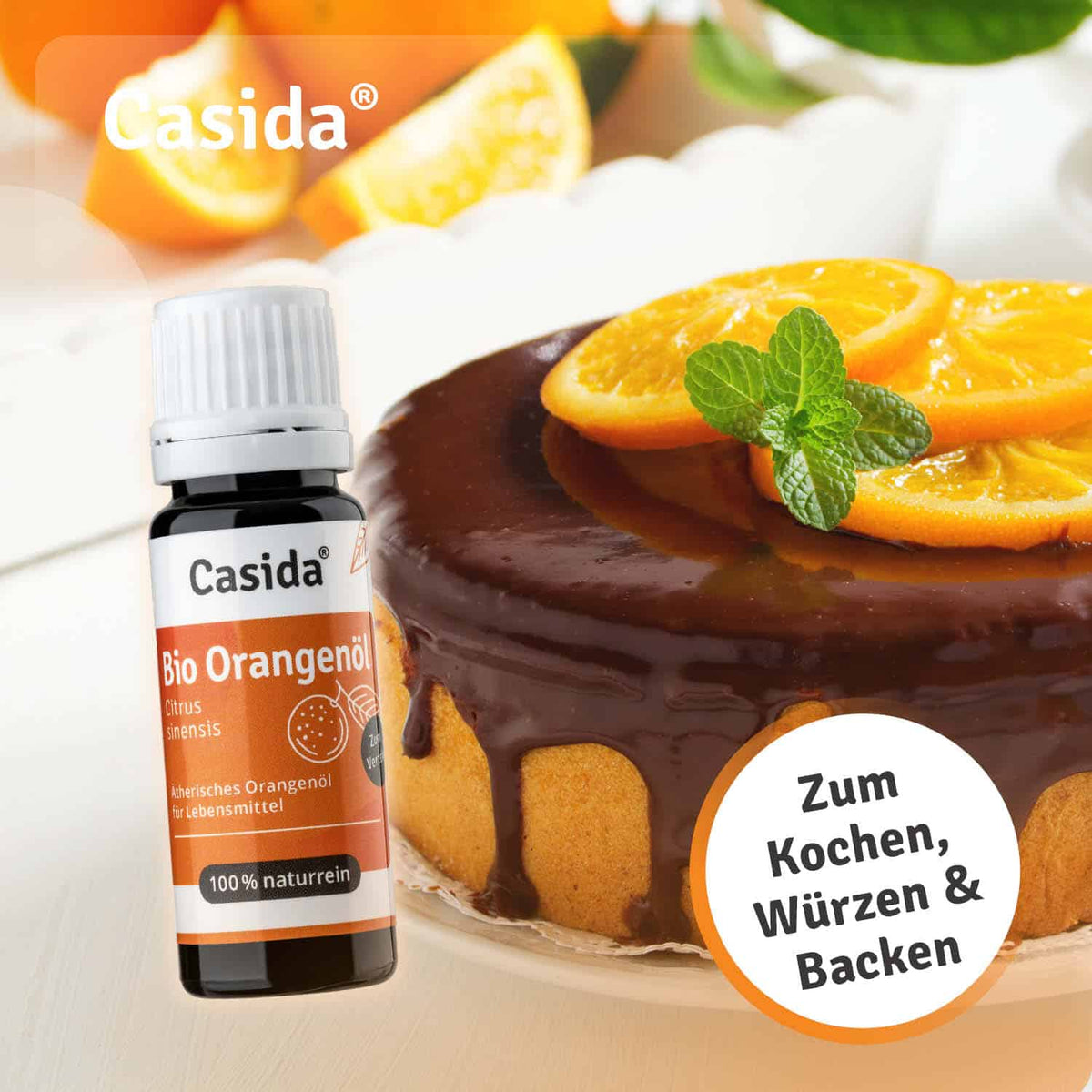 Orangenöl BIO zum Verzehr innerlich Einnahme
