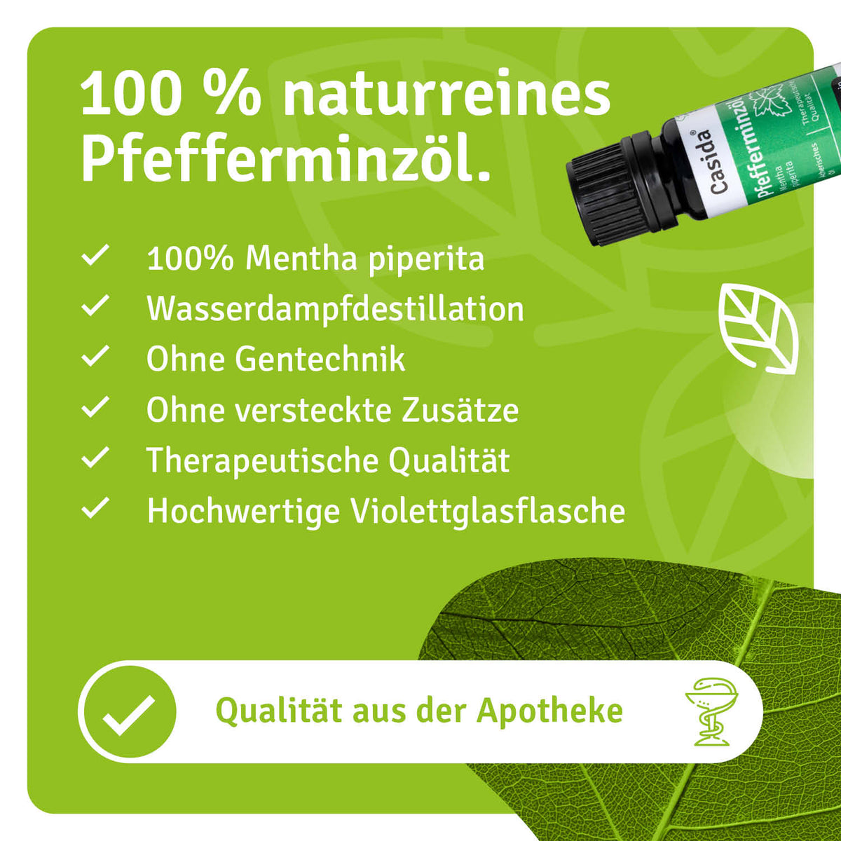 Pfefferminzöl natürliche Inhaltsstoffe