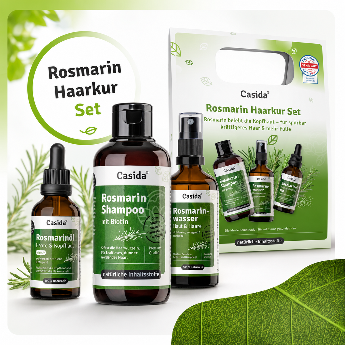 Casida Rosmarin Haarkur Routine