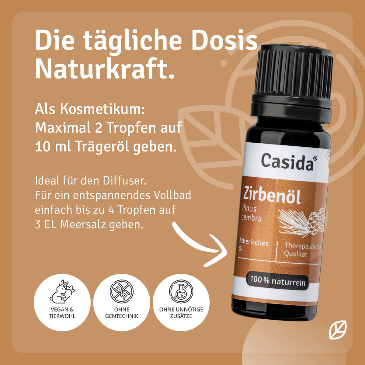 Zirbenöl Anwendung