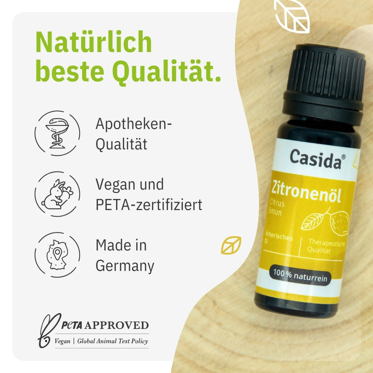 Zitronenöl tierversuchsfrei