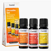 Zitrusöle Set - Ätherische Öle Set mit Zitrone, Orange & Grapefruit
